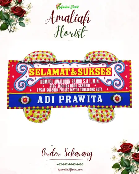 Papan Bunga Ucapan Selamat Boja